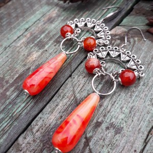 ,,wachlarze z agatem,,