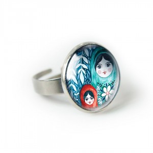 Matrioszki pierścionek