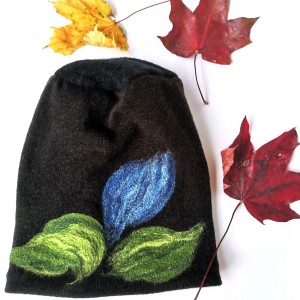 Czapka wełniana czarna