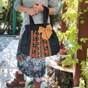 Torba boho z kokarda, ostatnia