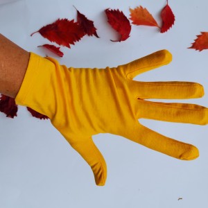 Rękawiczki dzininowe żółte