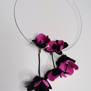 Naszyjnik kwiatowy zakładany