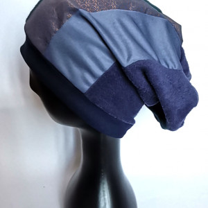 czapka patchworkowa miła i ciepła