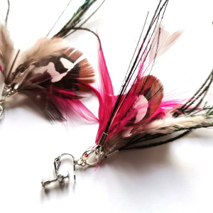 Klipsy pióra lekkie