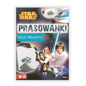 książka Star Wars Prasowanki Moje projekty, książka Gwiezdne wojny zagadki łamigłówki prasowanki