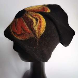 Czapka wełniana czarna