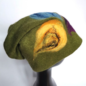 Czapka wełniana zieleń ostatnia