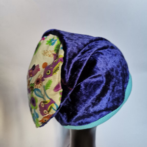 Czapka damska niebieska