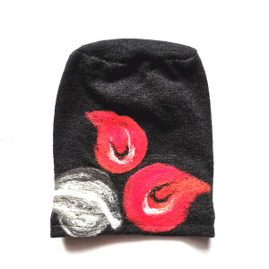 Czapka wełniana czarna