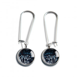 Night nature kolczyki