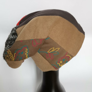 Czapka damska patchworkowa