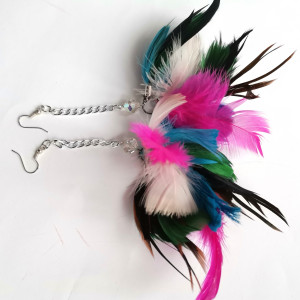 Kolczyki pióra lekkie