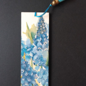 Zakładka do książki Blue flowers