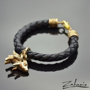 Bransoleta latająca świnka brąz Zahario