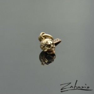 Wisior czaszka zwycięzca brąz Zahario