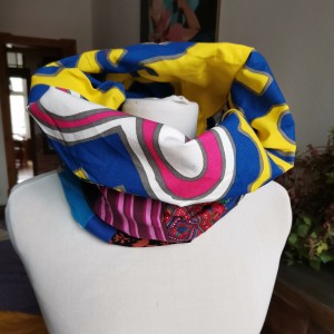 Komin patchworkowy na podszewce