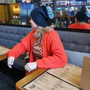 Czapka wełniana czarna