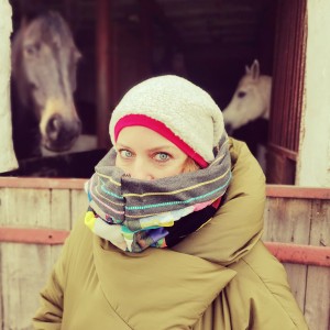 Komin patchworkowy na podszewce