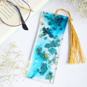 Duża zakładka do książki - turkus