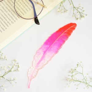 Zakładka do książki Piórko - różowe ombre