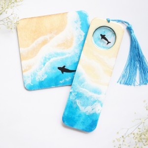 Zestaw zakładka + podkładka - rekin