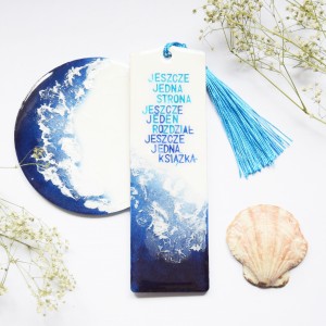 Zestaw zakładka + podkładka - "Jeszcze jedna strona..."