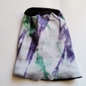 Czapka dzianinowa etno boho ręcznie