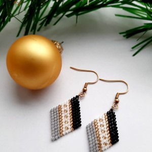 Kolczyki z koralików