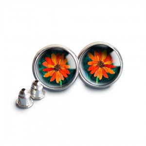 Orange flower wkrętki