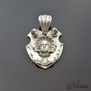 Wisior Korynna Srebro Zahario