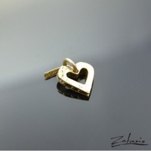 Wisior Serce Brąz Zahario