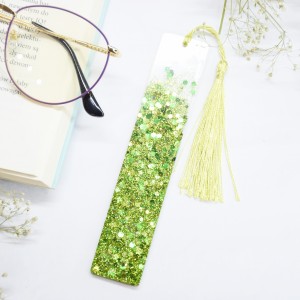 Zakładka do książki Brokatowa - zieleń