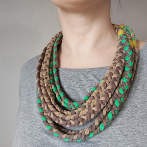 Naszyjnik ECOetnica etniczny masajka zamotka 061