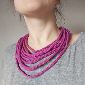 Naszyjnik ECOetnica etniczny masajka zamotka 063