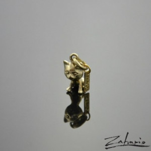 Wisior Mały Kotek Brąz Zahario