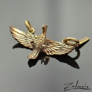 Wisior Feniks Brąz Zahario