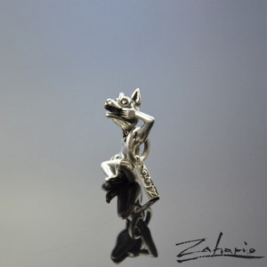 Wisior Gargulec Srebro Zahario