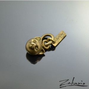 Wisior Główka Kotka Brąz Zahario