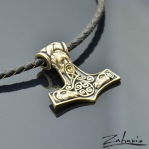 Wisior Młota Thora Brąz Zahario