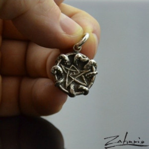 Wisior Cthulu Symbol Starszych Bogów Srebro Zahario