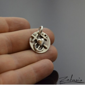 Wisior Symobl Morski Srebro Zahario