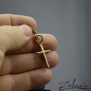 Wisior Krzyżyk1 Brąz Zahario