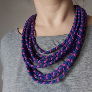 Naszyjnik ECOetnica etniczny masajka zamotka 065