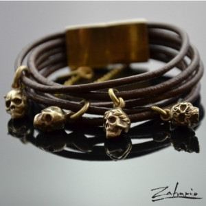 Bransoleta Łowca Głów Brąz Zahario