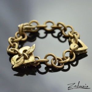 Bransoleta Na Skrzydłach Miłości Brąz Zahario