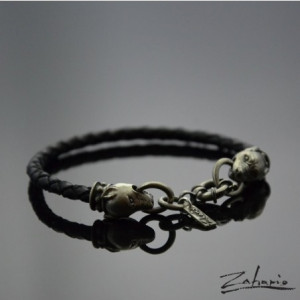 Bransoleta Wilczki Srebro Zahario