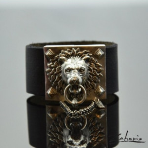 Bransoleta Lew Srebro Zahario