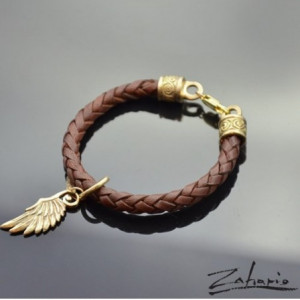Bransoleta Skrzydło Małe Brąz Zahario