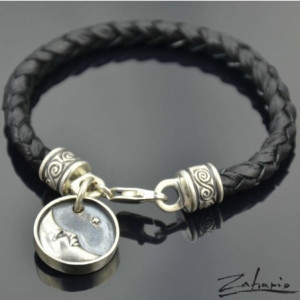 Bransoleta Stróż Doby Srebro Zahario
