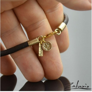 Bransoletka Psia Łapka Brąz Zahario